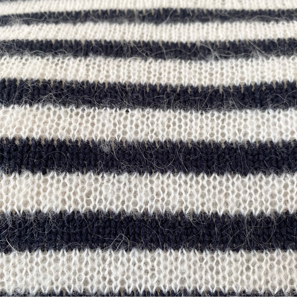 All Saints Black and White Striped Sweater - Picture 7 of 10